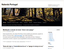 Tablet Screenshot of portugal.nalanda.org.br