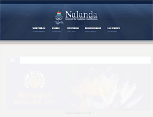 Tablet Screenshot of nalanda.ch